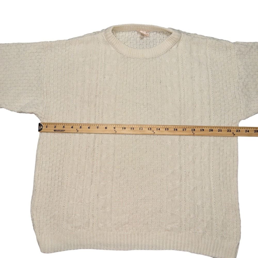 Australian‎ Cable Knit Acrylic Fisherman Sweater Oversized Womens One Size - Picture 5 of 8